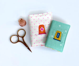 fussy cut thimbles tiny needle books